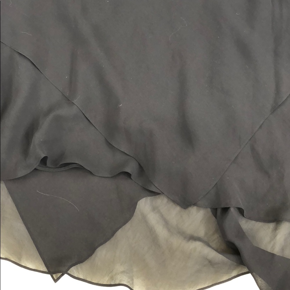 BCBG black silk hi low halter dress - Picture 6 of 8